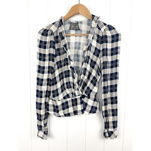 Reformation Lee Top Plaid Size S‎